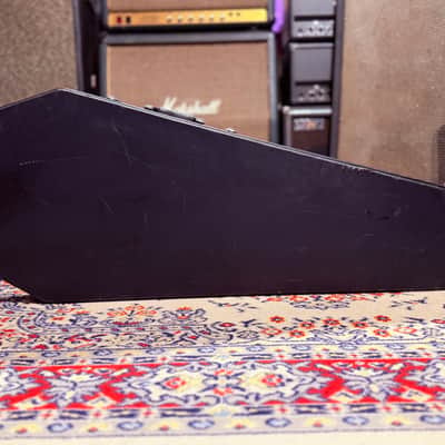 2000 B.C. Rich N.J. Neck Thru Series Warlock Bass - Made In Korea - Transparent Black w/ Coffin Case Bild 25