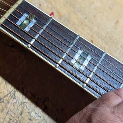 1982 Daion B55E Acoustic Electric Dreadnought Guitar Rare Model MIJ Sunburst image 15
