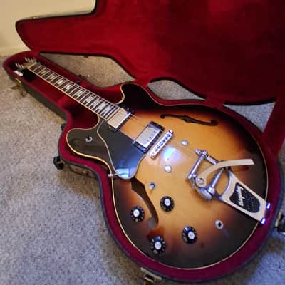 Gibson Es-335 Left handed 1979 - sunburst image 23