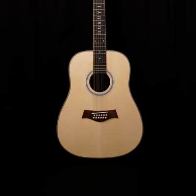 Busuyi Guitar 5 String Fretless Bass /12 String Acoustic /Electric, Double-Neck Guitar image 2