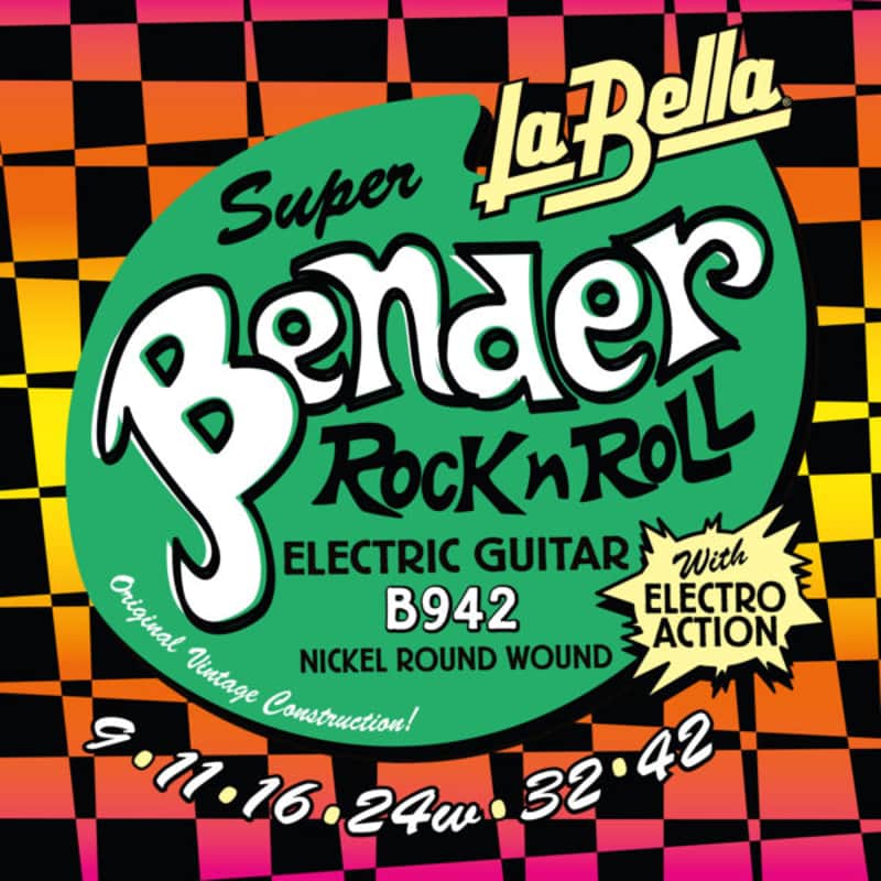 LaBella B942 Super Bender Electric Guitar Strings 9-42 image 1