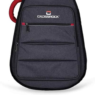 Crossrock Dreadnought Guitar Gig Bag, 10mm Padding, Hight Quality 600D Oxford Fabric image 1