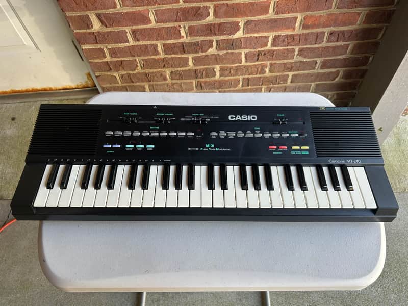 Casio MT-240 1980s - Black | Reverb