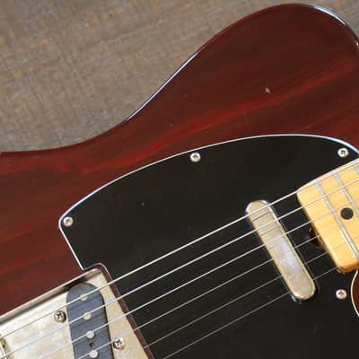 Vintage! 1978 Fender Telecaster Electric Guitar Wine Red + OHSC image 7