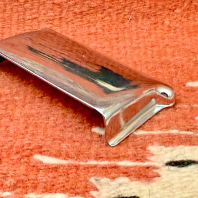 Vintage Fender Stratocaster Guitar Chrome Bridge Cover Circa 1960's 1970's image 8