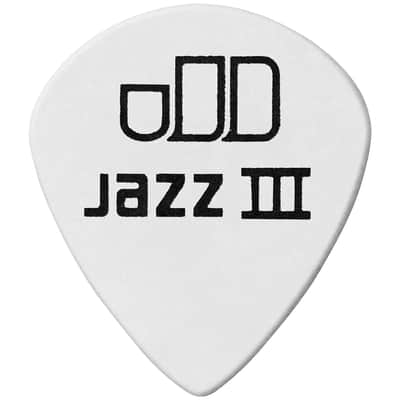 478R100 Tortex White Jazz III 1,00 mm Sachet de 72 Dunlop image 2