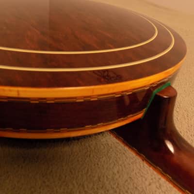 1970’s IBANEZ Artist 591 Wreath 5-String Banjo with Drop D Tuners and Hard Shell Case image 10