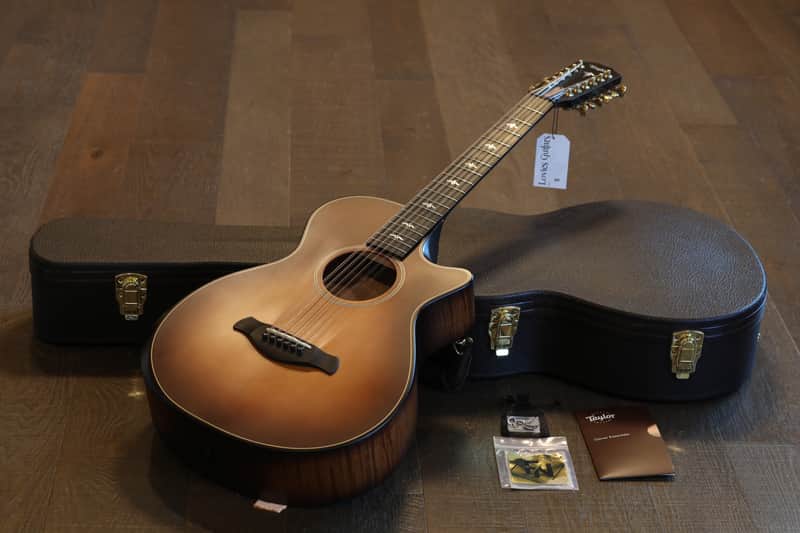 2021 Taylor Builder's Edition 652ce 12-String Acoustic Guitar Wild Honey Burst + OHSC image 1