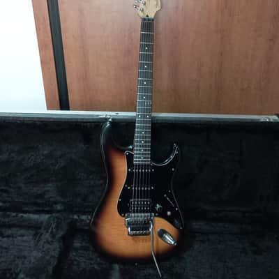 Fender Contemporary Stratocaster 1985-1988, Kahler Spyder lock tremolo- Sunburst + hard case image 6