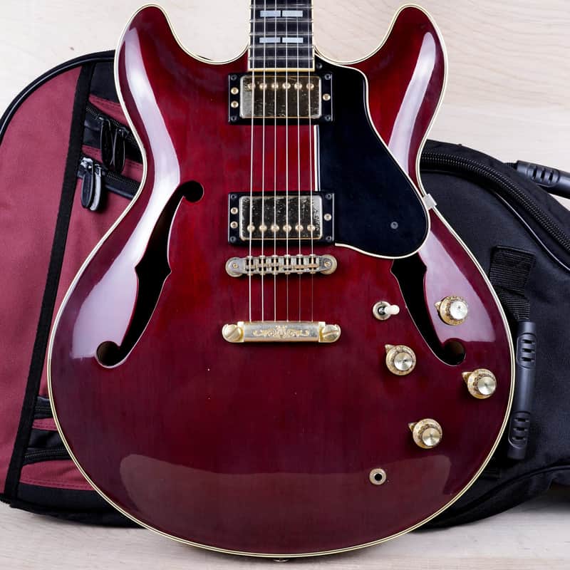 Yamaha SA-2100 Semi-Hollow Body MIJ 1984 Burgundy Vintage Made in 