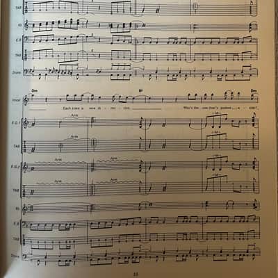 Elegy - Lost - Guitar and Bass tab / tablature Book - Japan image 4