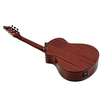 Breedlove Solo Pro Concert Nylon-String Classical Acoustic-Electric Guitar - Edge Burst image 2