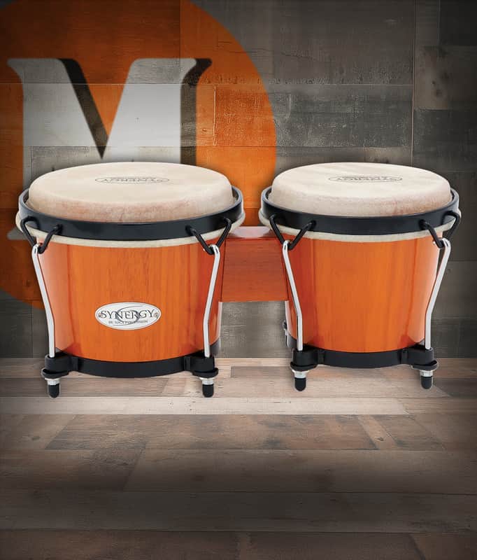 Toca Synergy Bongos 6" & 6-3/4" - Amber (2100AMB) image 1