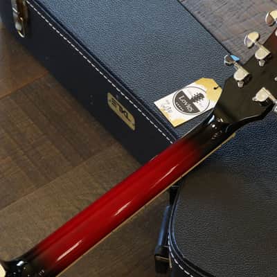 2015 Ibanez Artcore AF75-TRS-12-06 Hollowbody Electric Guitar Trans Red Sunburst + Hard Case image 13
