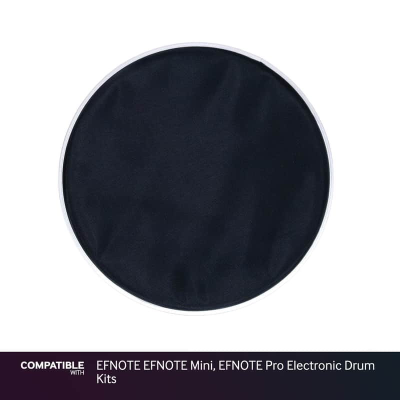 Black 10" Mesh Drum Head for EFNOTE EFNOTE Mini, EFNOTE Pro Electronic Drum Kits
