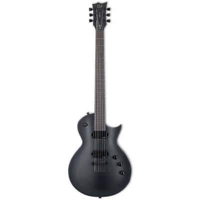 ESP LTD EC-1000 Charcoal Metallic Satin Electric Baritone Guitar image 2