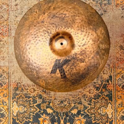 Zildjian K CUSTOM ORGANIC Ride 21” DRY Stick Attack! Great Articulation! Why Pay $580! 2517 g image 1