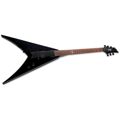 ESP LTD HEX-200 Nergal Signature Guitar - Black Satin image 4