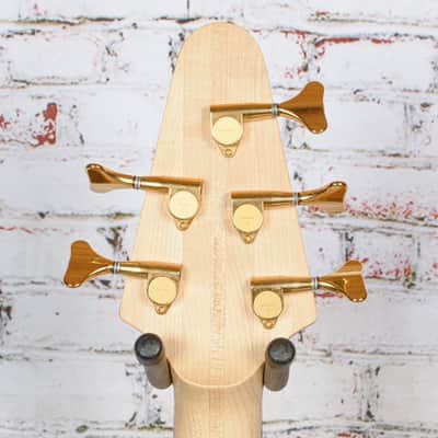 Alembic - 1996 Epic 5 Fretless Bass Natural w/HSC - USED image 7