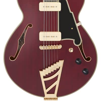 D'Angelico Deluxe SS - Satin Trans Wine (DADSSSTWGT) image 4