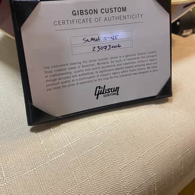 Gibson Slash Signature J-45 2023 - Vermillion Burst image 14