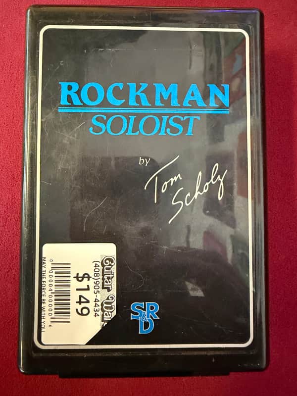 SR&D Rockman Soloist Pocket Amplifier 1984 - 1994 - Blue image 1