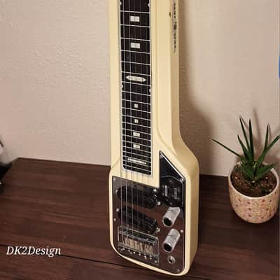 Vintage Guyatone Steel HG-306C, w/case, w/2 tone bars image 16
