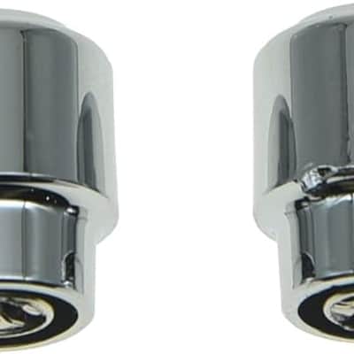 Pack of 2 Plastic Chrome Guitar Barrel Switch Tip 3 Way Pickup Selector Switch Knobs for U.S.or Import Tele/Telecaster image 1