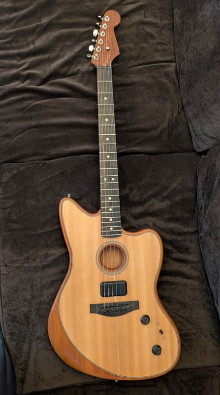 Fender American Acoustasonic Jazzmaster 2021 - Natural image 1