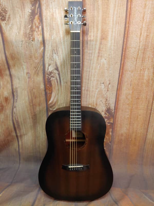 Tanglewood TWCR-DE Crossroads Mahogany Dreadnought with Electronics 2010s - Whiskey Barrel Burst Satin image 1