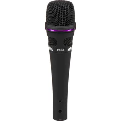 Heil Sound PR35 Large Diameter Hand-Held Microphone - Black image 2