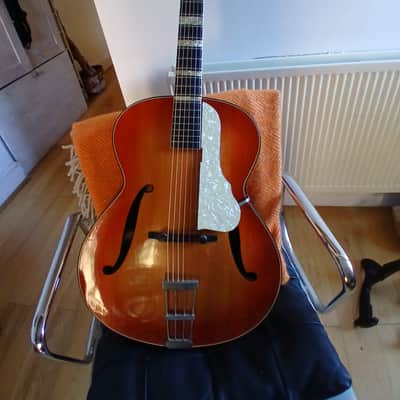 Framus Aristone Super 105 1954 - Orange burst image 1
