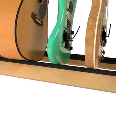 6 Guitar Stand for Acoustics & Electrics - The VersaRack™ | Nitro Safe Hardwood Rack | Made in U.S.A. image 7