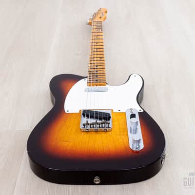 Fender Custom Shop '58 Telecaster Journeyman Relic Sunburst w/ V Neck, Figured Ash Body image 8