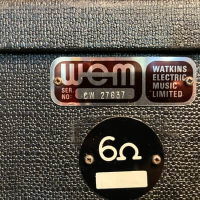 1972 Studio WEM Starfinder 4x12" w/ Fane 12217GDs image 18
