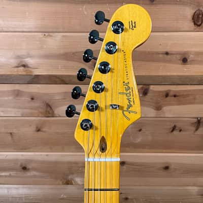 Fender American Professional Classic Stratocaster Electric Guitar - Faded Firemist Gold image 3