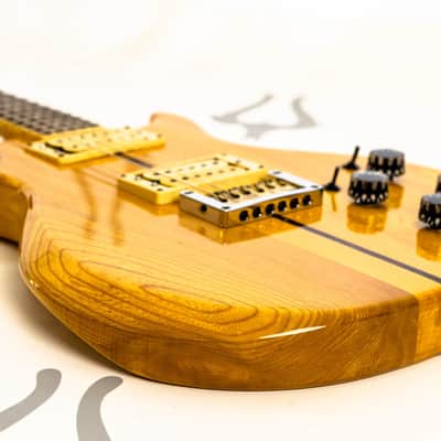 Daion Mark X Tinted Tan / Natural Neck Through (1982) w/ Hardshell Case image 15