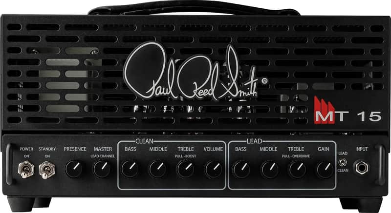 PRS MT 15 V2 Mark Tremonti Signature Electric Guitar Tube Head, 15W, Black image 1