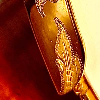 Gibson RB6 Gold Sparkle With Custom Bella Voce Engravings 5 String Banjo 1999 image 5