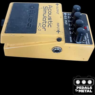 Boss AC-2 Acoustic Simulator (Silver Label) 1997 - 2006 - Yellow - X17181 image 5