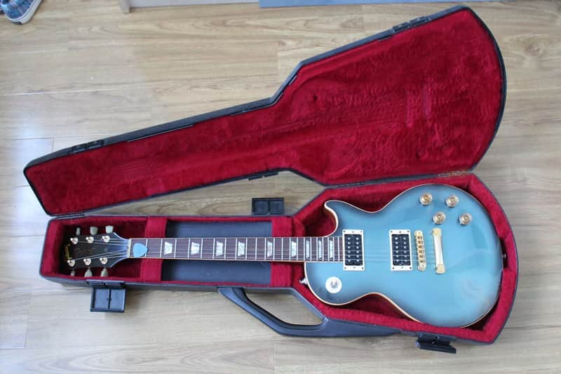 1973 Gibson Les Paul Deluxe Blue image 1