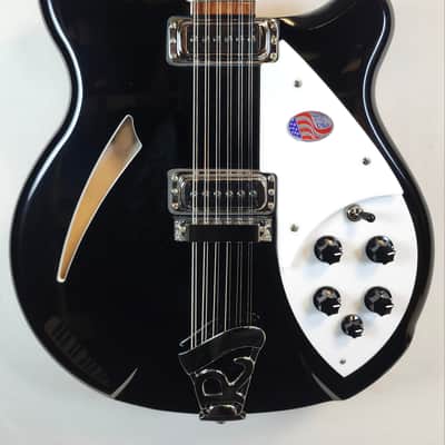 Rickenbacker 360 Jetglo 12-String Semi-Hollow Guitar, Stereo, HSC 2026 image 5