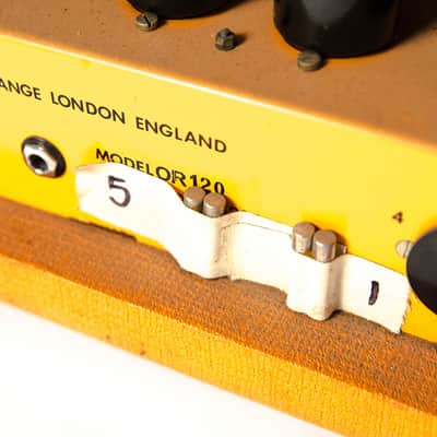 Orange OR120 1970s Orange Tolex owned by Billy Corgan Siamese Dream Mellon Collie image 7