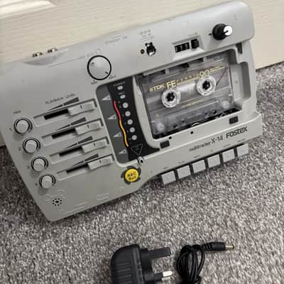 [special one off] Fostex X14 Vintage Analog 4 Track Cassette Multitracker Recorder Portastudio [custom pitch mod] image 2