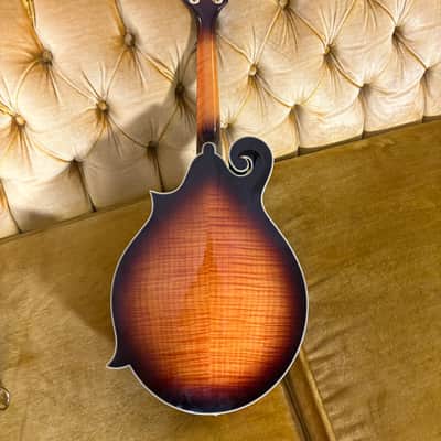 Morgan Monroe MMS5W "Tree of Life" F-Style Mandolin w/case - Sunburst image 7