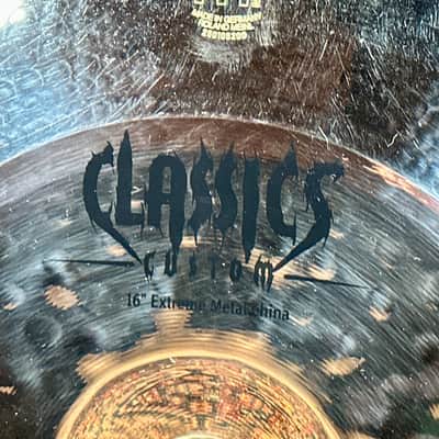 16" Meinl Classics Custom Extreme Metal China Cymbal - B-Stock *Video* image 3