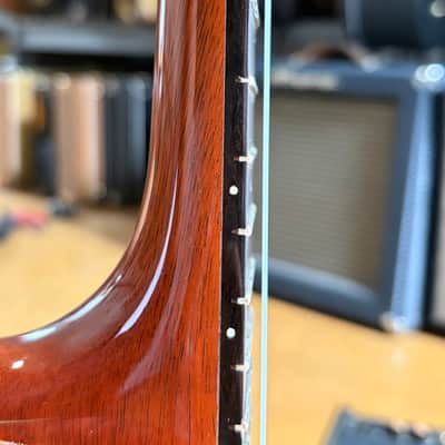 2012 Tony Graziano Tenor Ukulele #602 – Redwood / Figured Lacewood – Abalone – HSC image 14