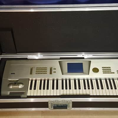 Korg Trinity 61 key polyphonic workstation 1990's - Silver/Grey