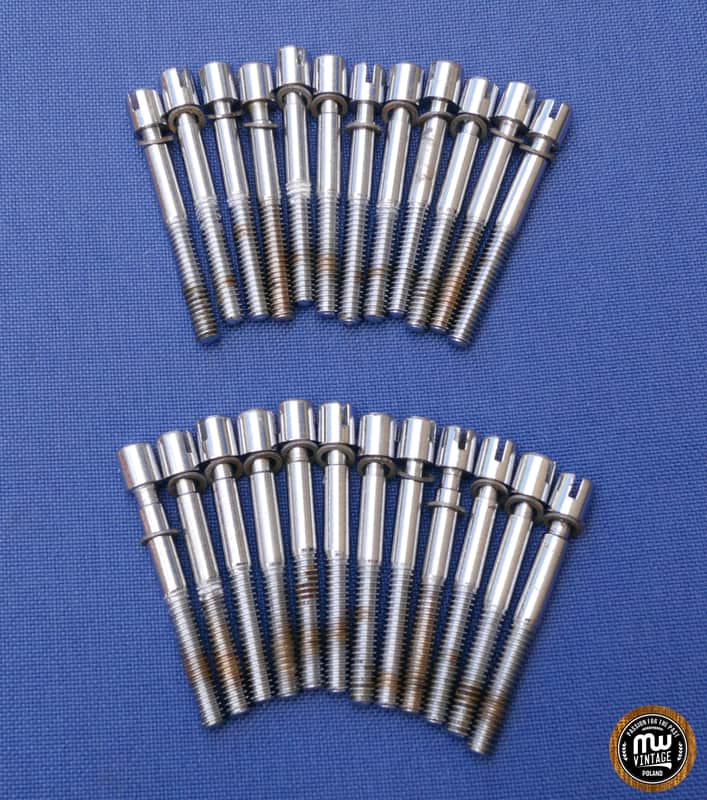 Sonor Vintage Tension Rods T-Rods Teardrop Phonic Pack of 24 - Long - 64 mm image 1