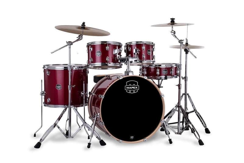 Mapex Venus 5 Piece Drum Kit | Crimson Red Sparkle image 1